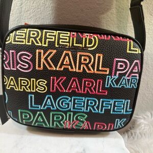 Karl Lagerfeld Paris Rainbow Logo Crossbody Bag – NWT